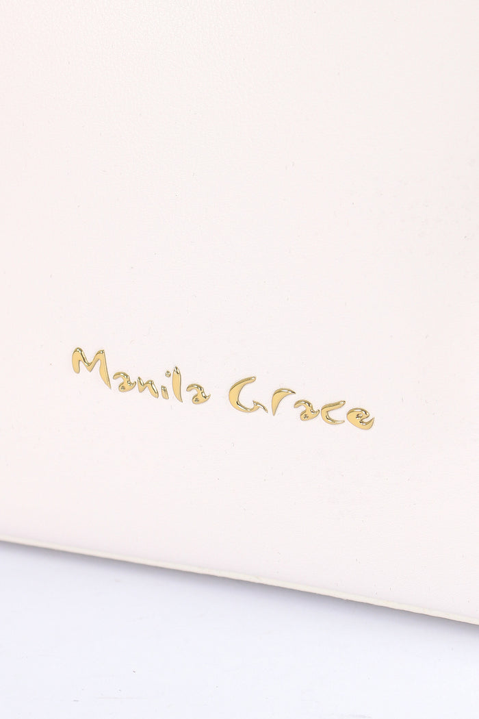 Tote Bag Mini Manici Sottili Bianco Ottico-10