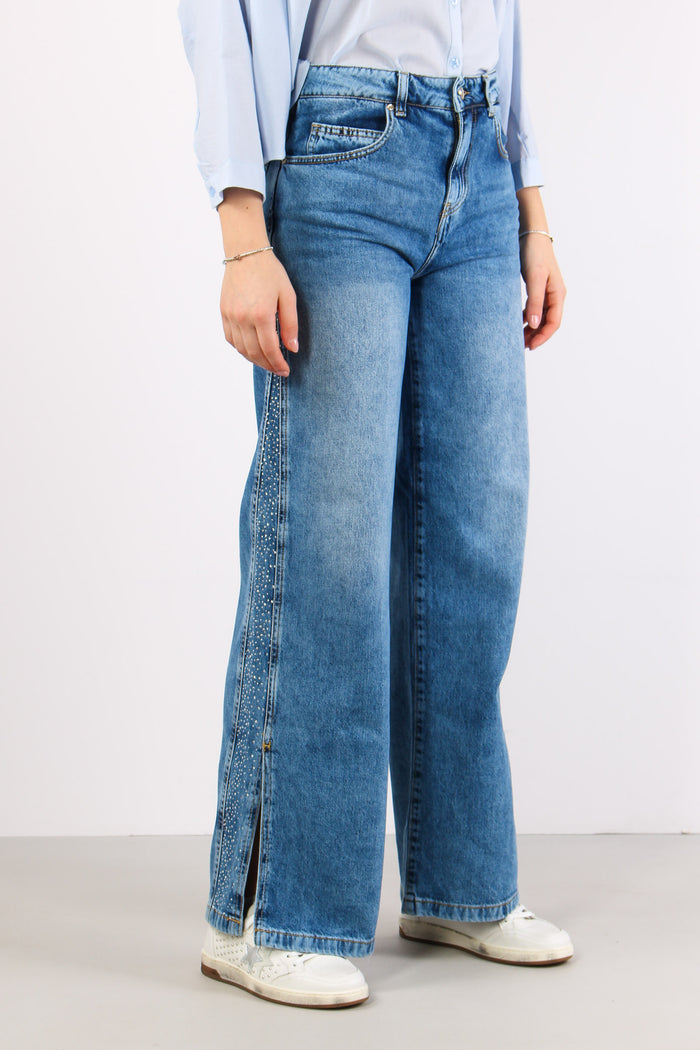 Ellespack_20 Jeans Palazzo Strass Blue Deniim-5