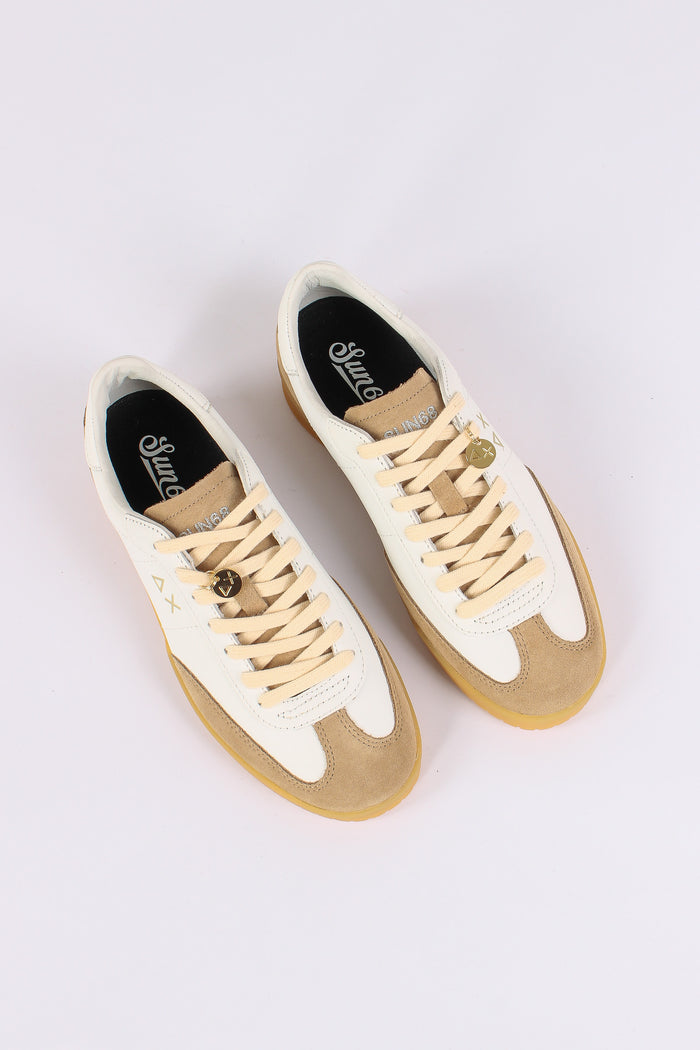 Sneakers California Leather Bianco/beige-5