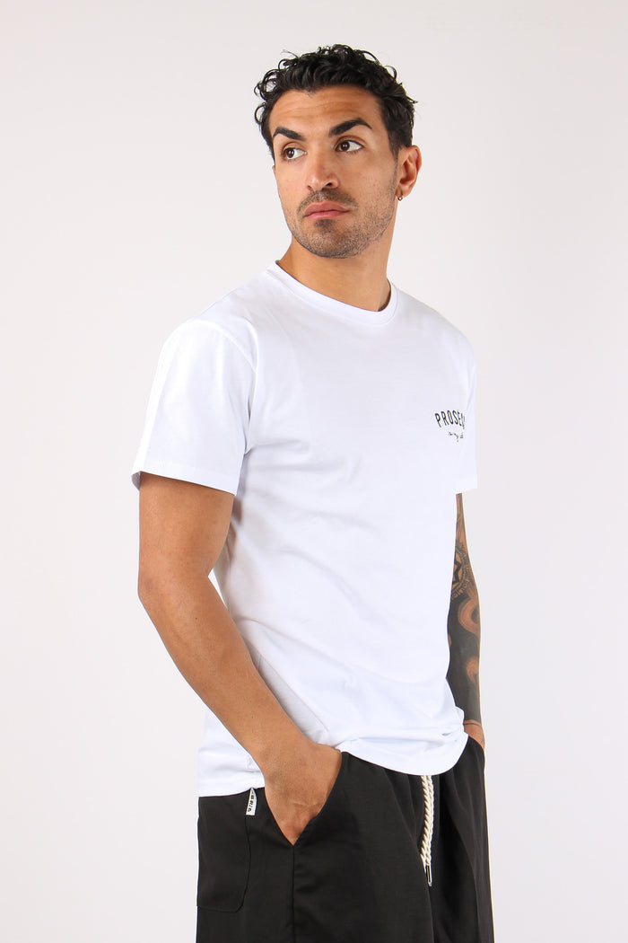 T-shirt Ricamo Prosecco Bianco-5