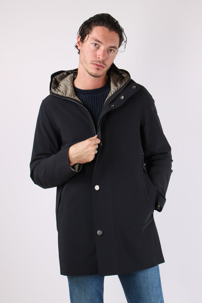 Parka Tessuto Tecnica Black-2