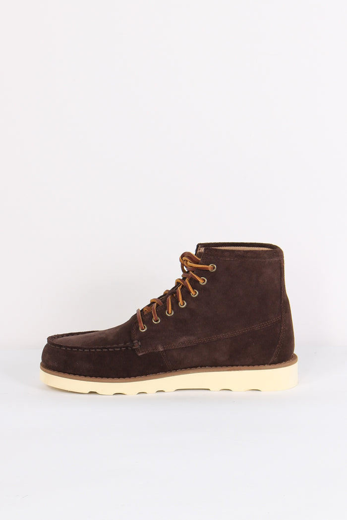 Stivaletto Camoscio Allacciato Dk Brown-6