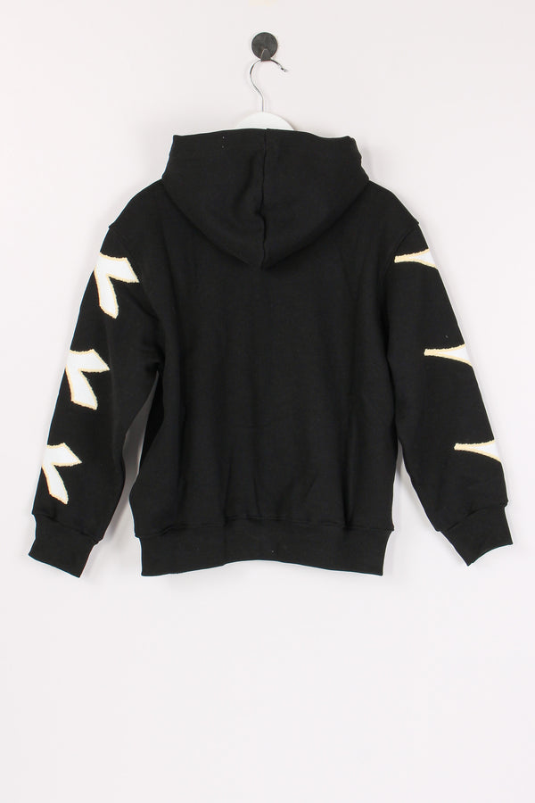 Felpa Cappuccio Zip Nero-2