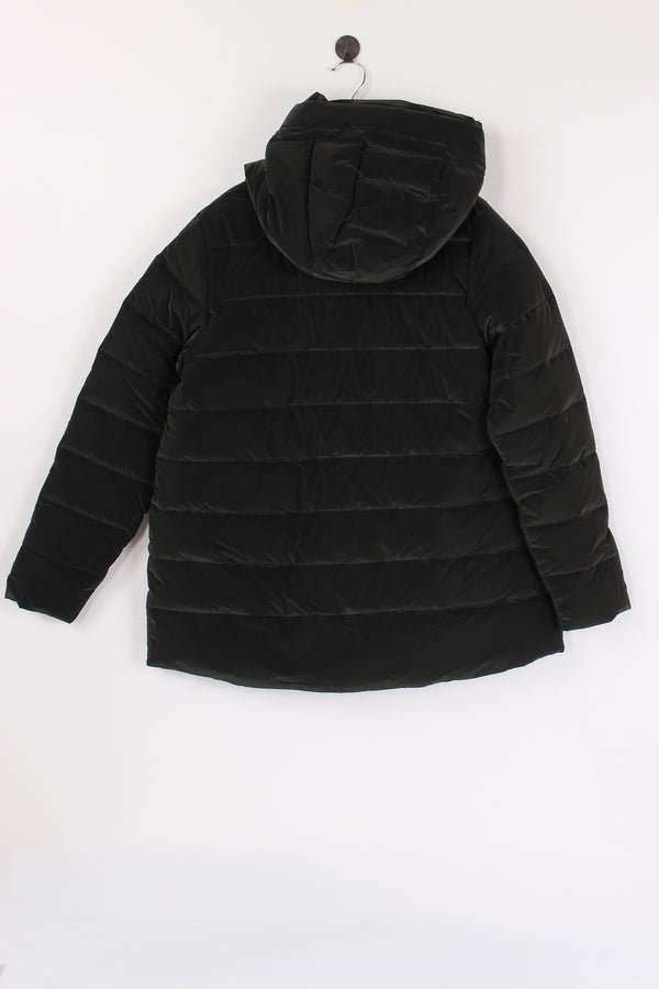 Cappa Imbottita Cappuccio Black-2