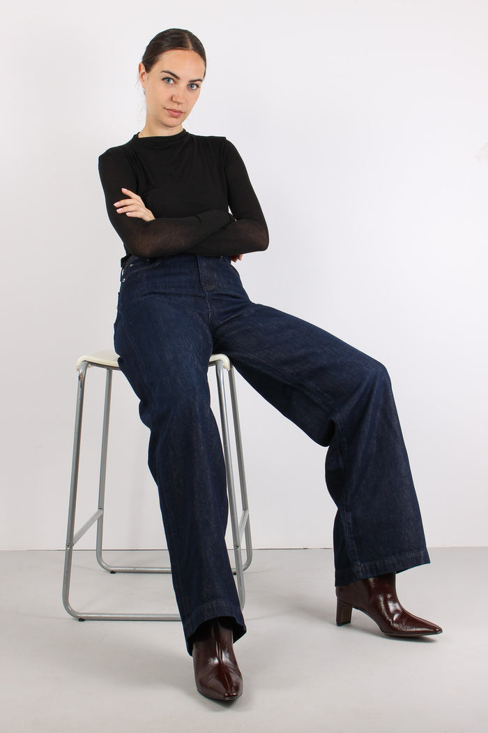 Denim Palazzo Denim Scuro-3