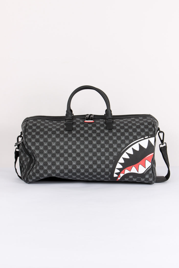 Duffle Shark In Paris Check Nero