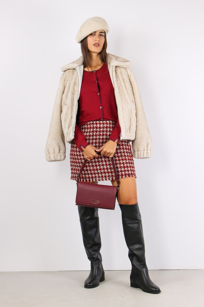 Cardigan Viscosa Profilo Lurex Pepper-6