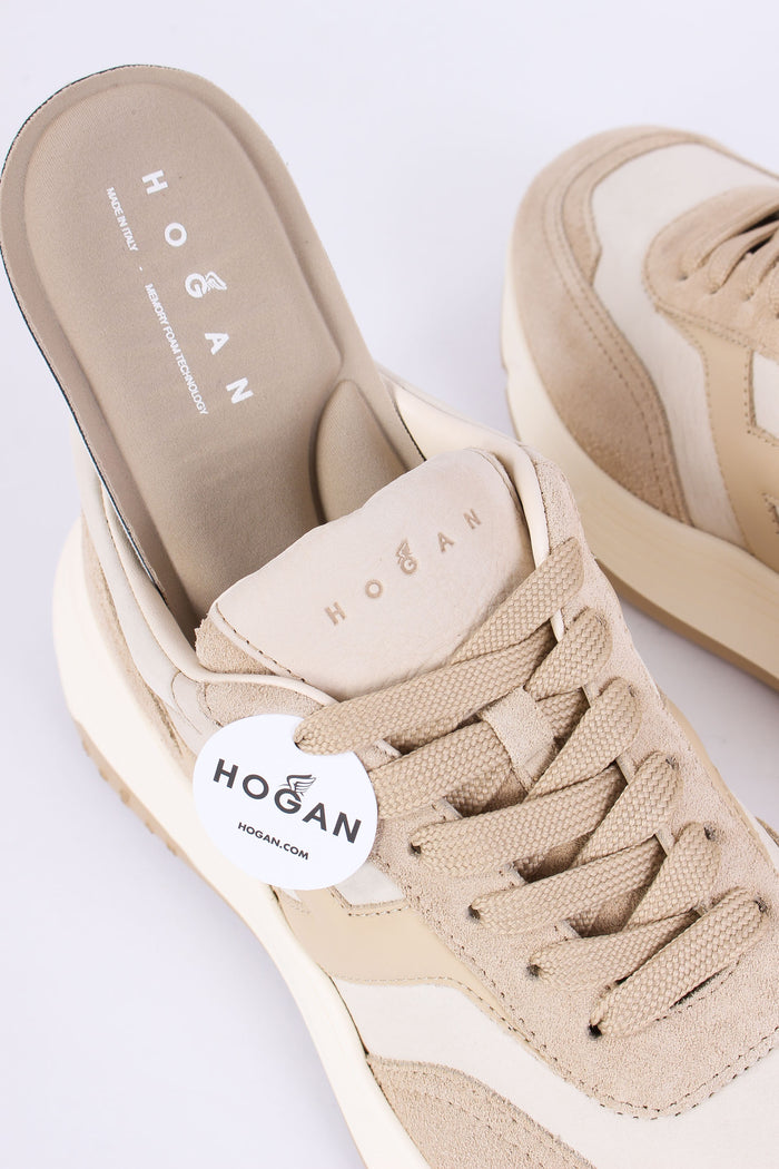 Sneaker Platform Scamosciata Avorio/beige-6