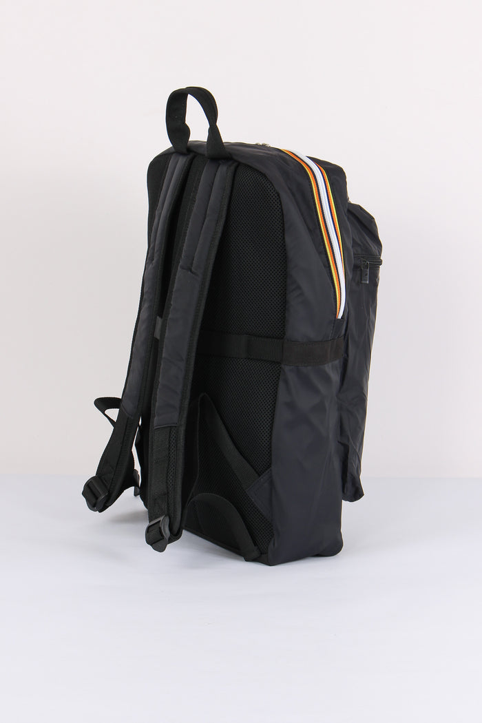 Zaino Nylon Piatto Black Pure-6