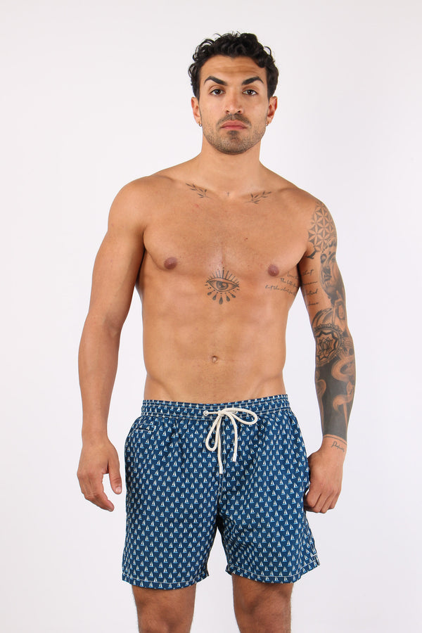 Costume Boxer Fantasia Blu