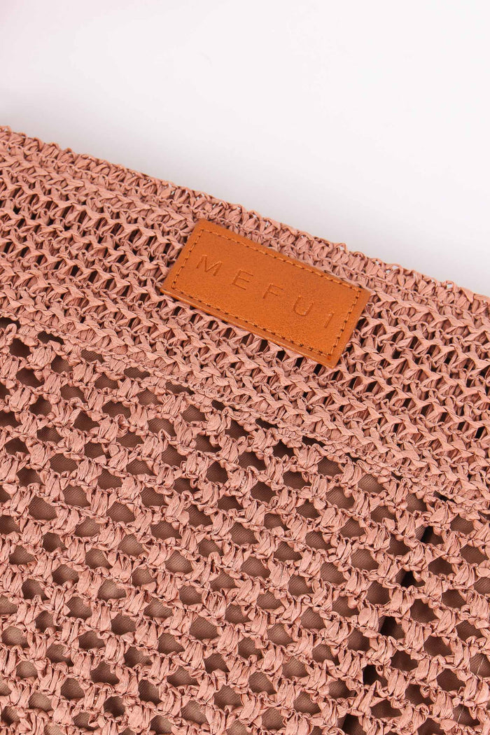 Pochette Rafia Rosa-7