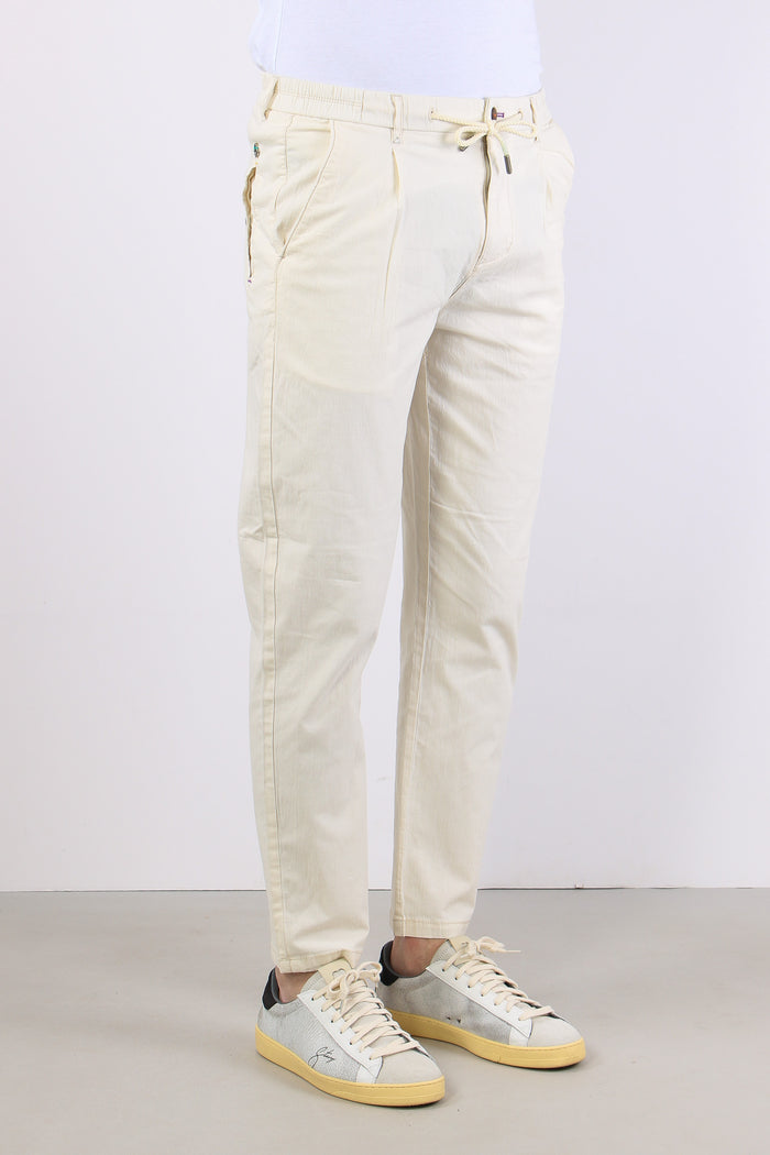 Pantalaccio Misto Lino Latte-5