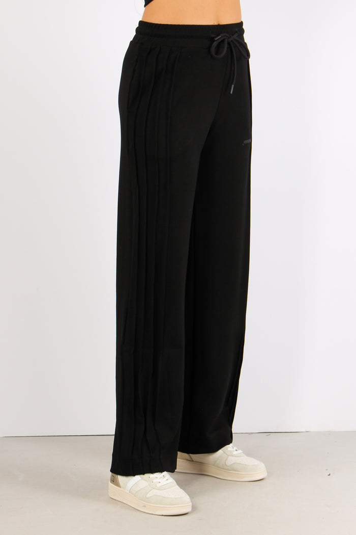 Pantalone Palazzo Modal Banda Nero-6