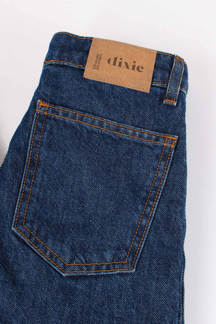 Jeans Momfit Blu Denim-5