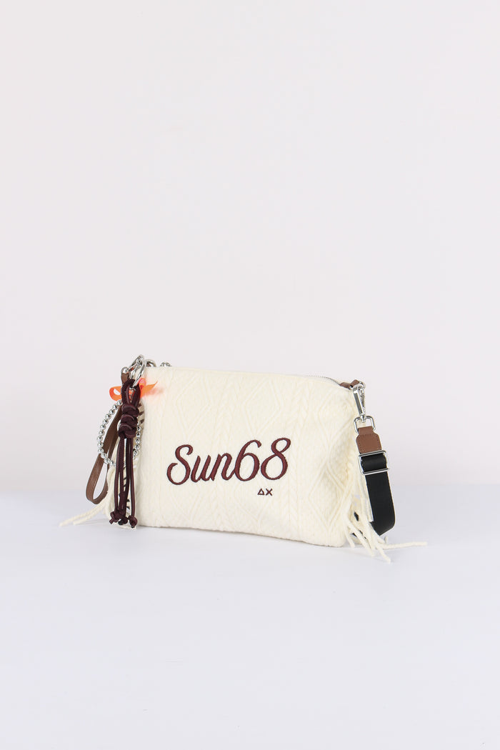 Pochette Frange Bianco-6