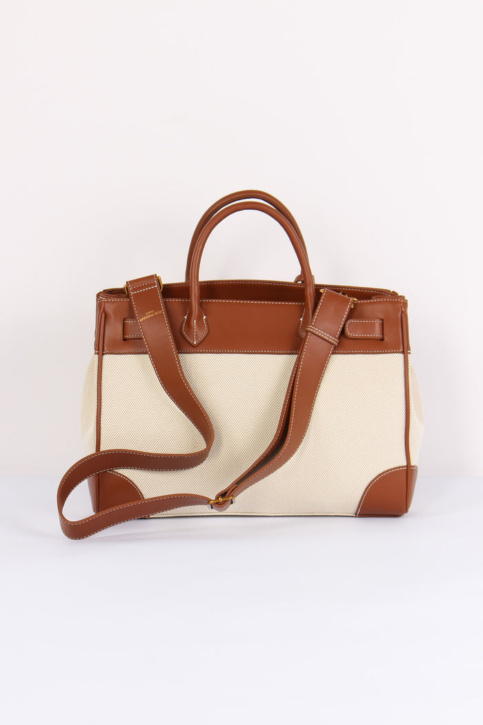 Shopping  Canvas Scritta Canvas Brown-3
