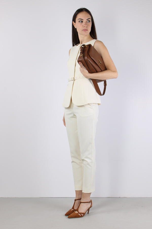 Pantalone Tecnico Dritto Panna-2