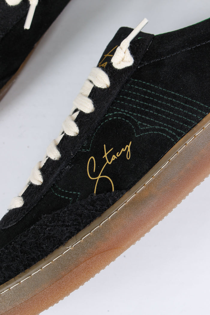 Sneakers Bicolor Camoscio Black/green-8