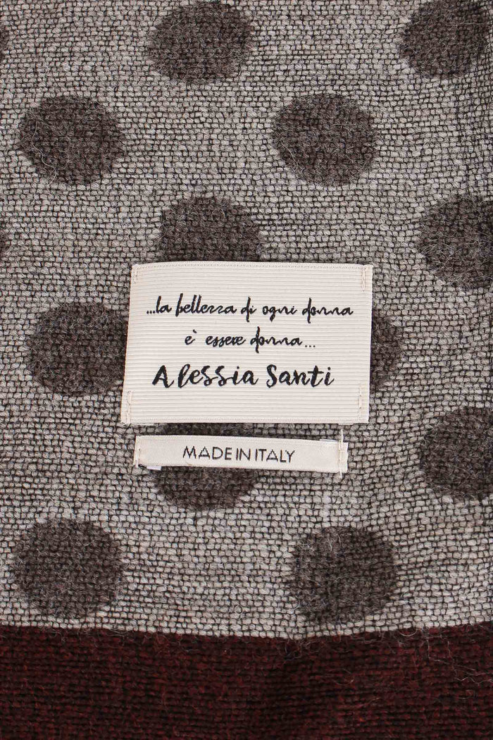 Sciarpa Patchwork Grigio/verde-4