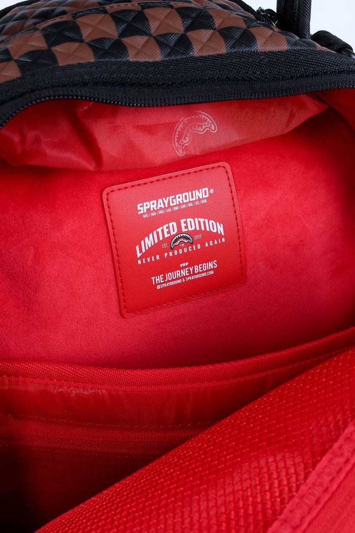 Backpack Sharks Pyramid Marrone-7