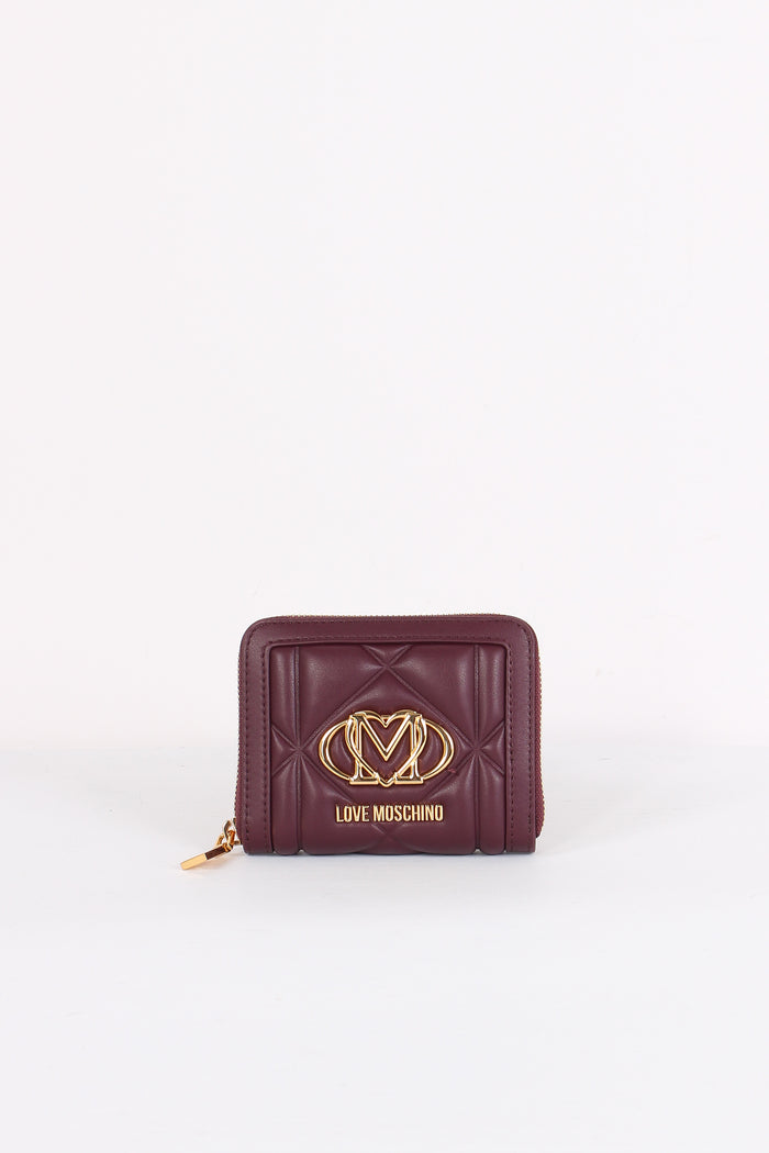 Zip Around Piccolo Matelasse Vino