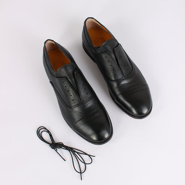 Francesina Elasticizzata Nero-2