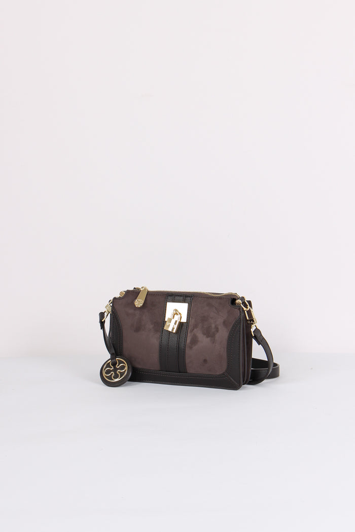 Georgia Pochette Eco Camoscio Antracite-2