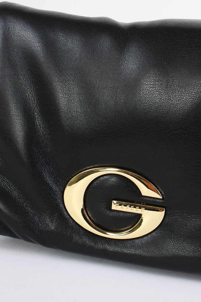 Mini Tracolla Puffy Catena Nero-6