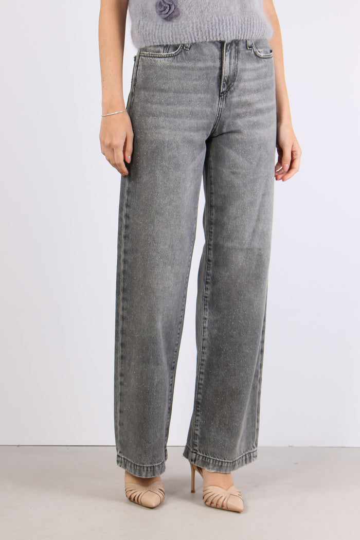 Denim Regular Brillantini Denim Black-5