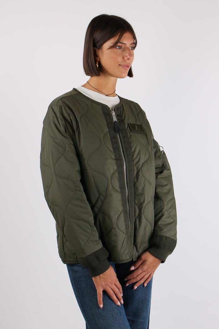 Liner Filed Jacket Nylon Dark Olive-5