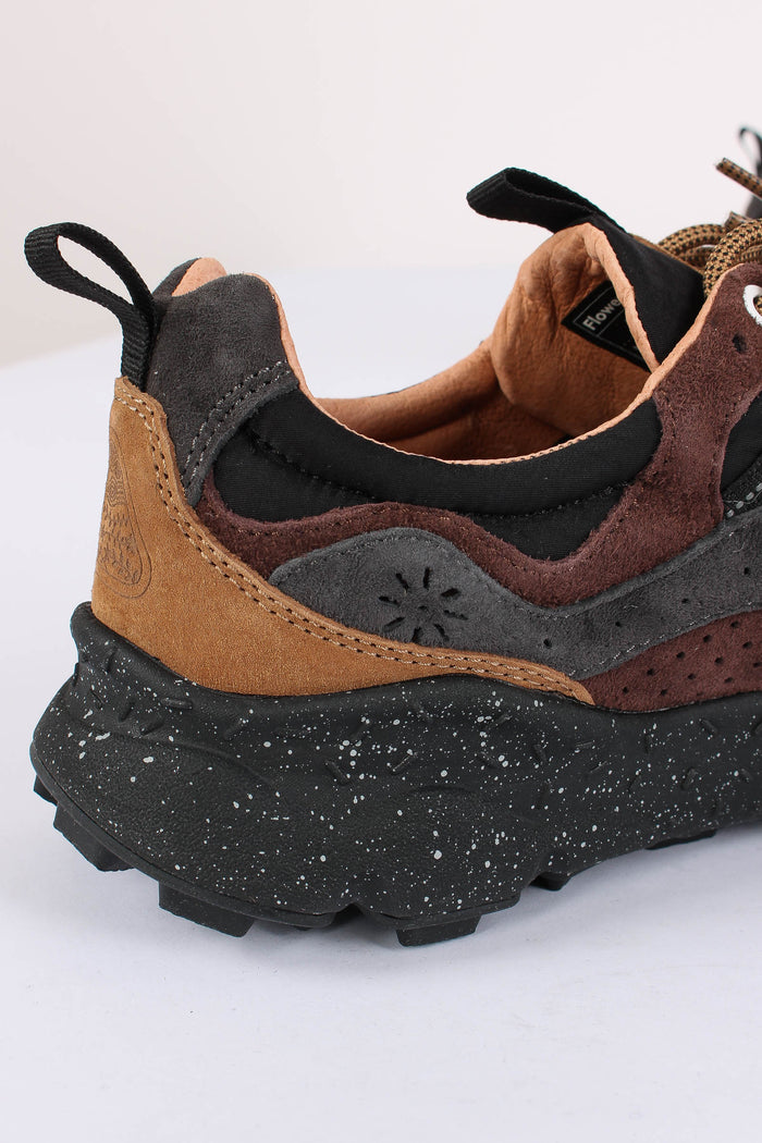 Sneakers Yamano 3 Suede/nylon Dark Grey/black-8
