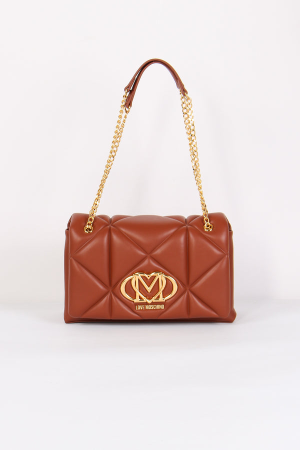 Tracolla Sali Scendi Matelasse Castagna