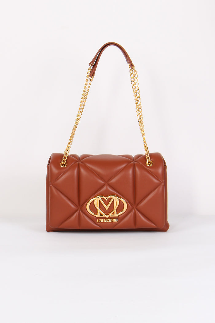 Tracolla Sali Scendi Matelasse Castagna