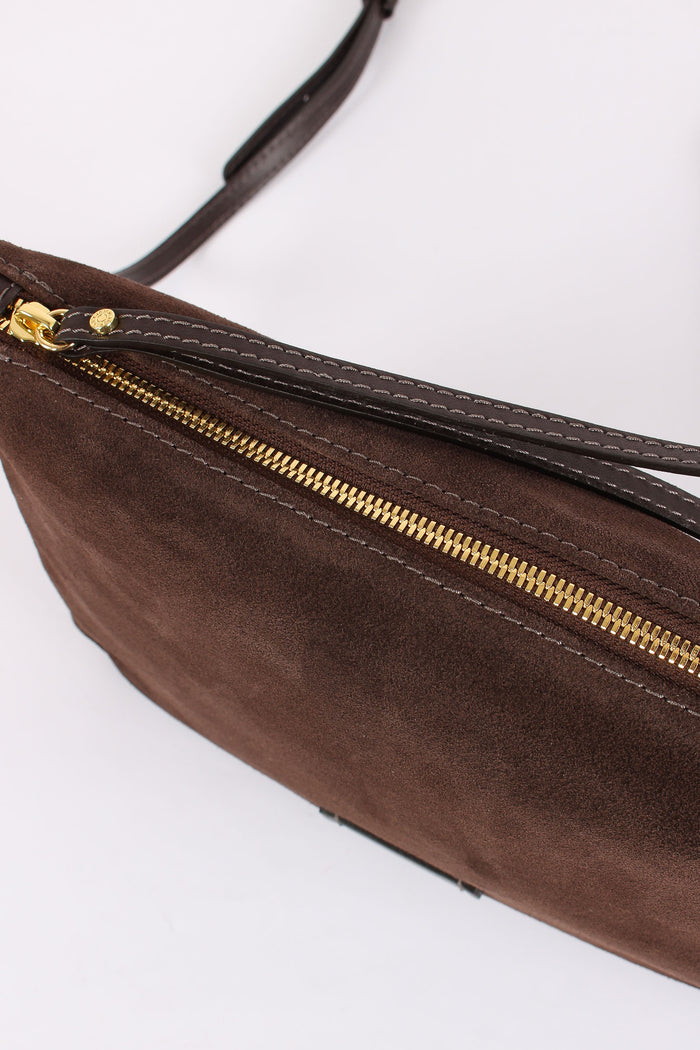 Nora Pouch Pochette Suede Moka-5