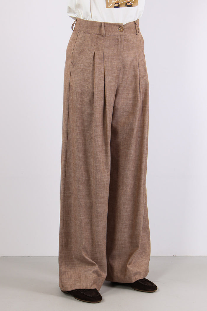 Pantalone Doppia Pences Effett Caffe-4