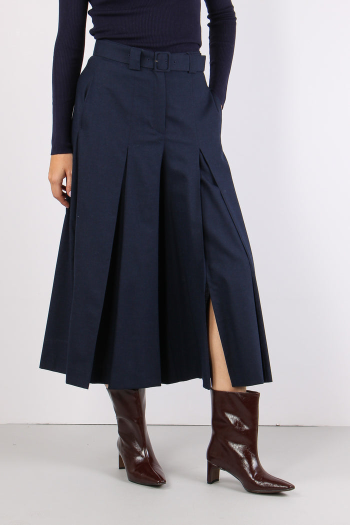 Mllpino Gonna Pantalone Blu-2