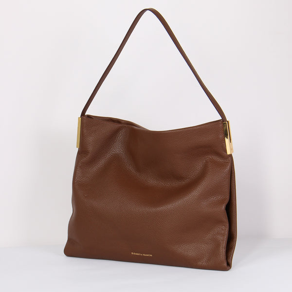 Borsa Pelle Piegata Coffee-2