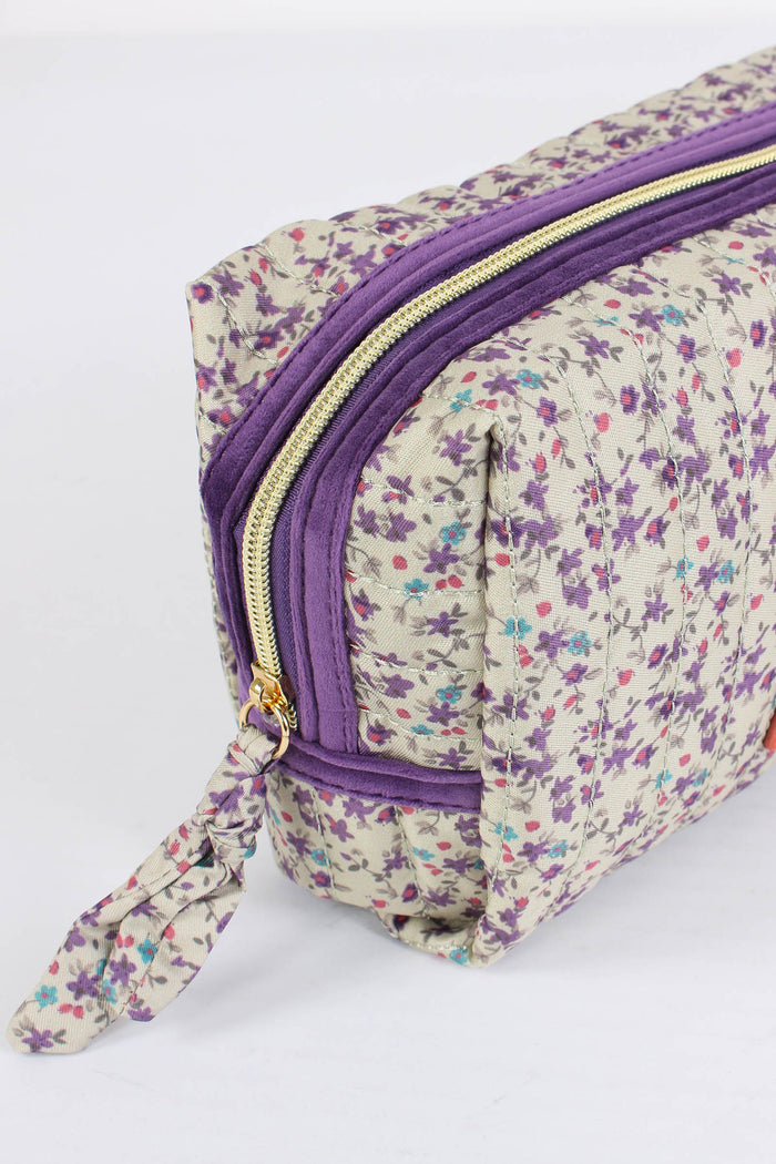 Pochette Patch Lettera F Beige/viola-7