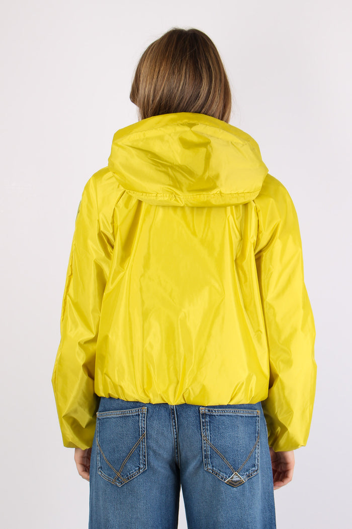 Giubbotto Corto Over Nylon Cedar Yellow-6