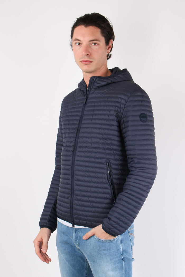 Piumino Cappuccio 100 Grammi Navy-5