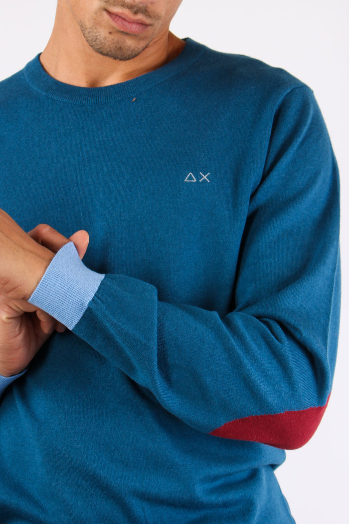 Maglia Misto Lana Toppa Contra Avio-7