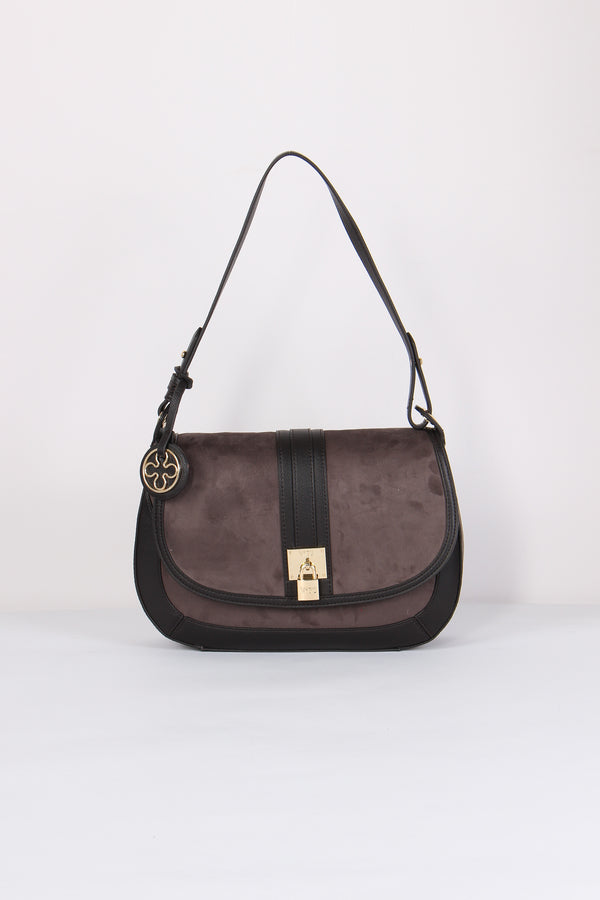 Georgia Bandoliera Eco Camosci Antracite