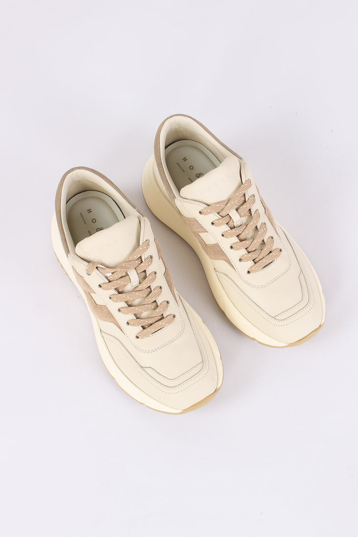 Sneakers H669 Allacciato H Bianco/beige-5