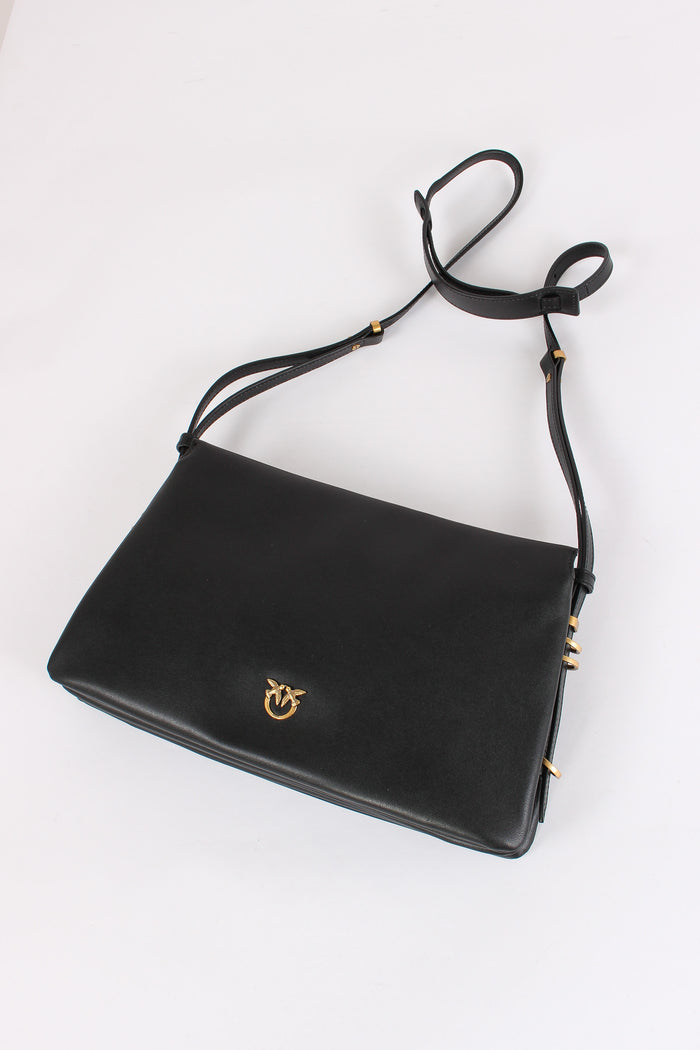 Tracolla Triplet 3 Scomparti Nero/gold-3