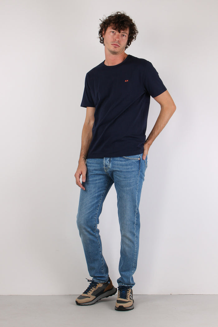 T-shirt Jersey Navy Blue-2