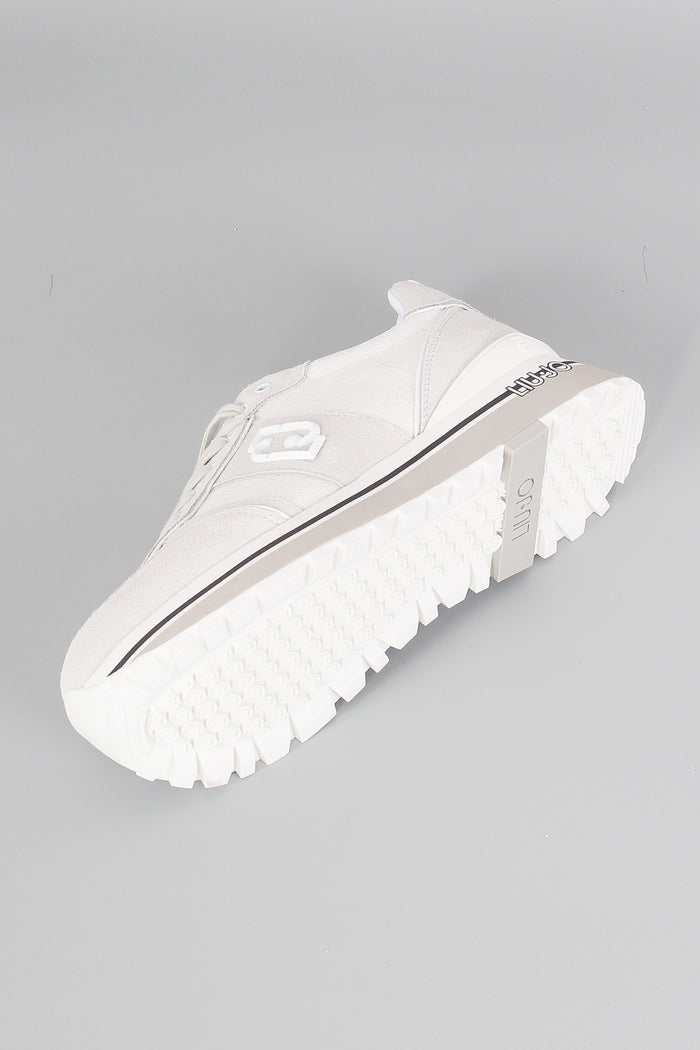 Sneaker Maxi Wonder Suede White-5