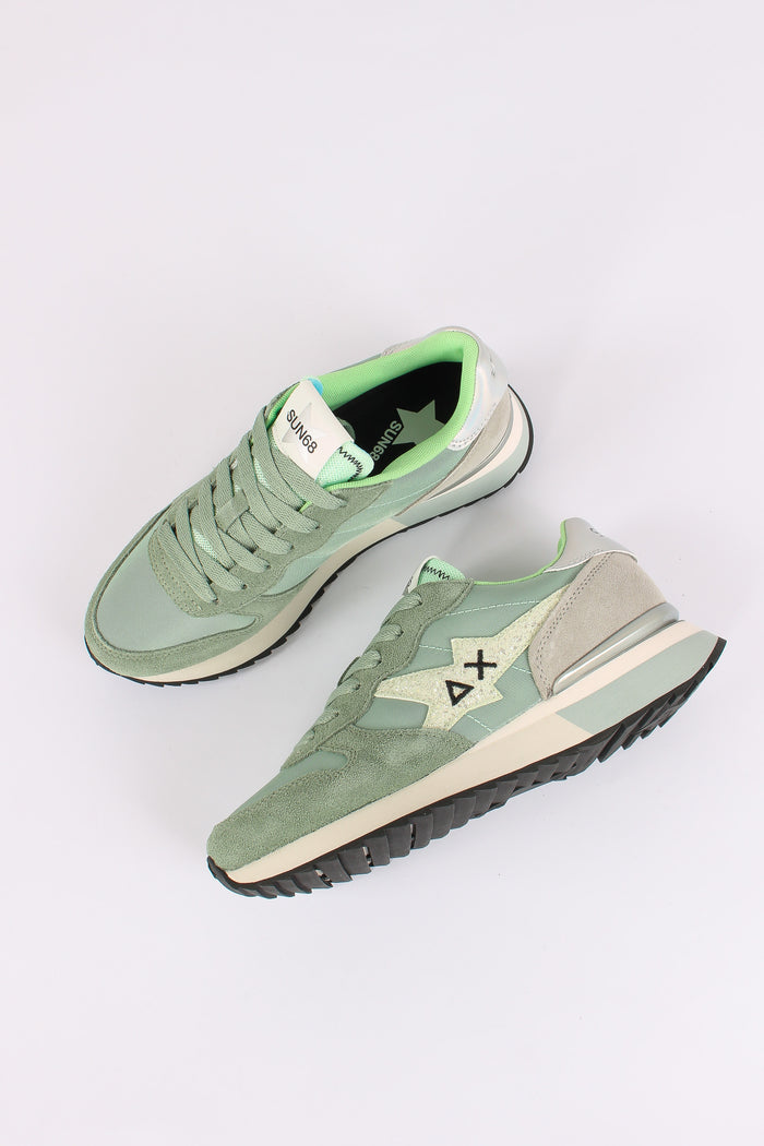 Sneakers  Stargirl Glitter Logo Verde-3