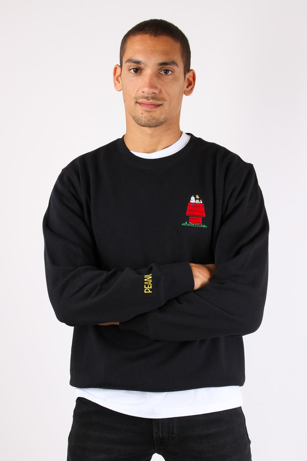 Felpa Logo Piccolo Laterale Nero