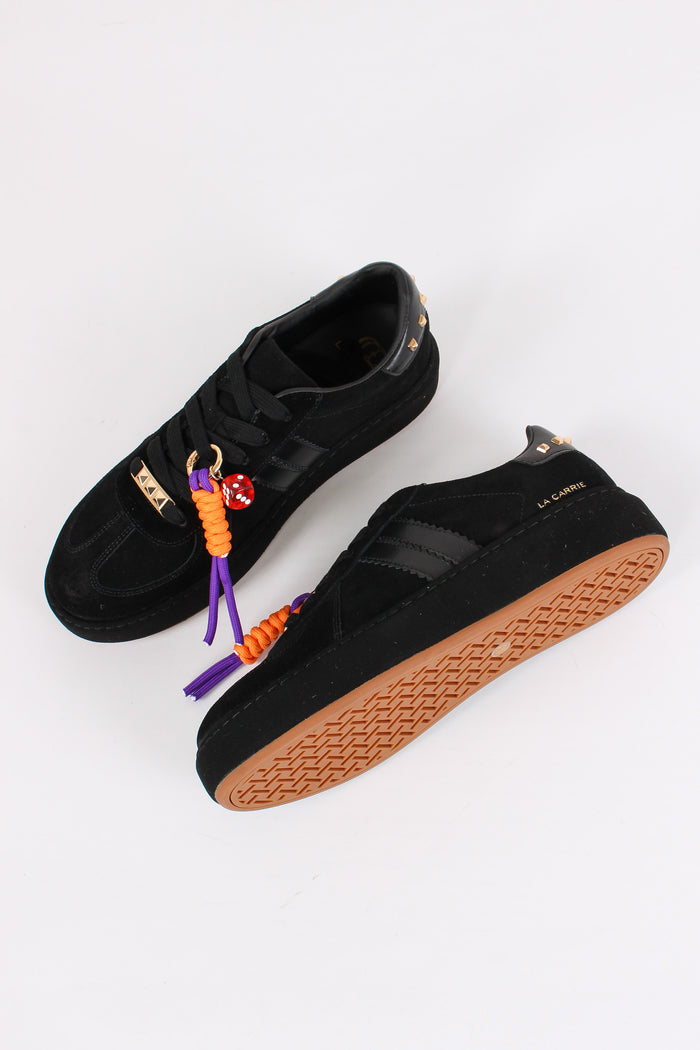 Sneakers Camoscio Borchie Black-5