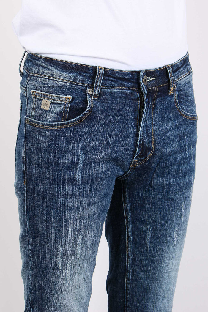 Jeans Superflex Micro Rotture Denim Medio-5